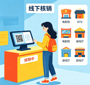 线上购买线下核销分账